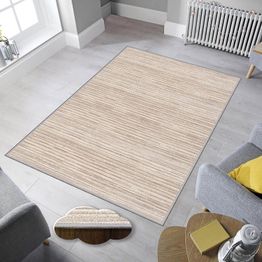 Käytävämatto Linento EEXFAB840, 80x200cm, beige