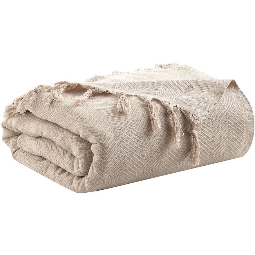 Parivuoteen päiväpeitto Linento Sidney, 200x230cm, beige