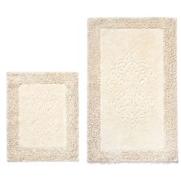 Kylpyhuonemattosetti Linento Cottonkt 000043, 2kpl, kerma