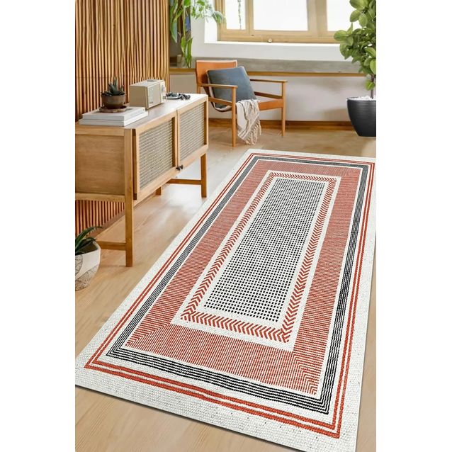 Matto Linento Orange Wicker, oranssi, eri kokoja