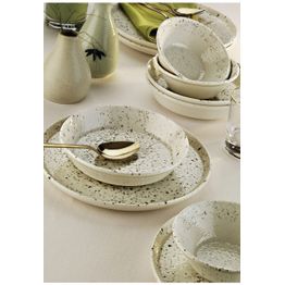 Lautassetti Linento Matilda, 18 osaa, valkoinen