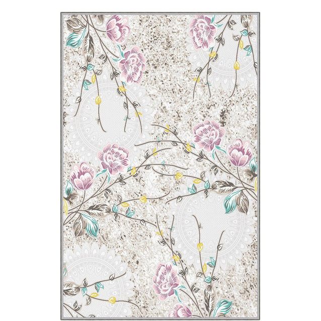 Käytävämatto Linento EEXFAB1179, 80x120cm, beige