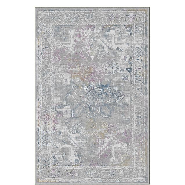 Käytävämatto Linento EEXFAB1193, 80x120cm, harmaa