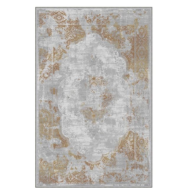 Käytävämatto Linento EEXFAB1196, 80x120cm, harmaa/beige