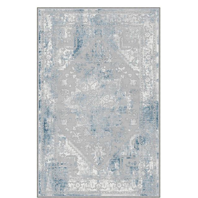 Matto Linento EEXFAB1199, 120x180cm, harmaa/sininen