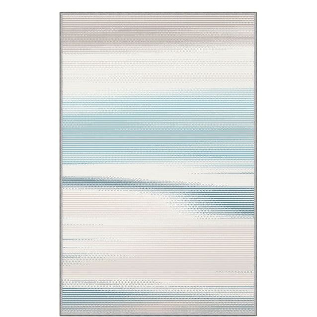 Käytävämatto Linento EEXFAB1204, 80x200cm, sininen/beige