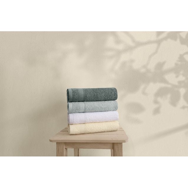 Käsipyyhesetti Linento 1002A, 50x90cm, 4kpl, beige/harmaa