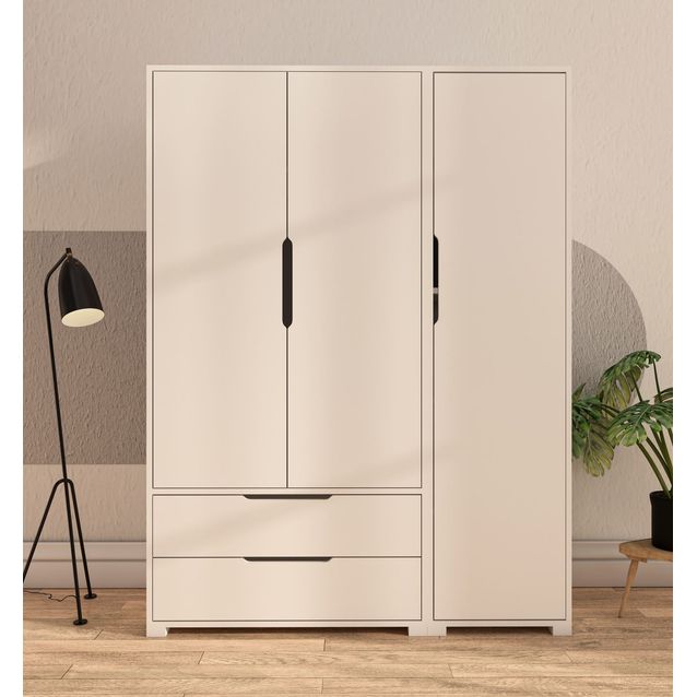 Vaatekaappi Linento Furniture Flora 137, 137x183cm