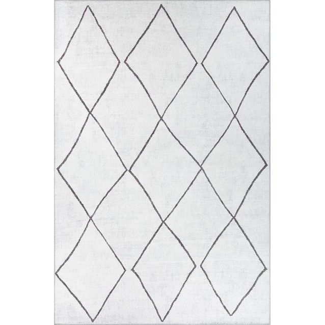 Matto Linento Soul Chenille, 150x230cm, valkoinen/musta