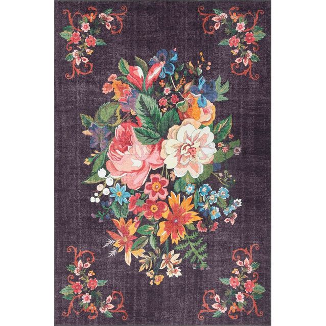 Käytävämatto Linento Soul Chenille, 75x150cm, violetti