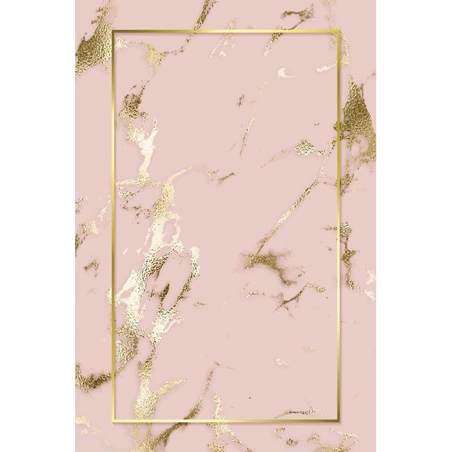 Matto Linento HMNT598, vaaleanpunainen/kulta, eri kokoja