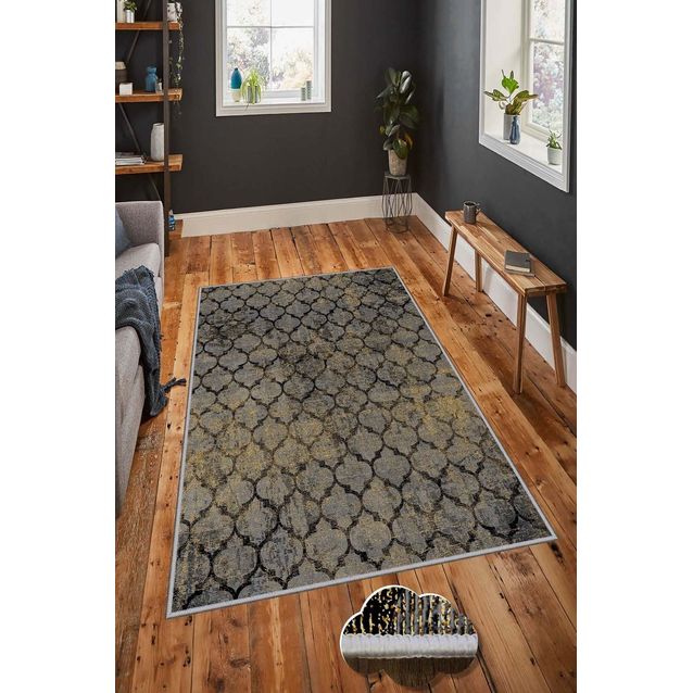 Käytävämatto Linento HMNT603, 80x150cm, harmaa