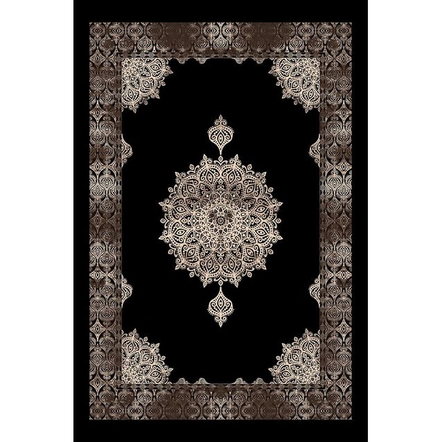 Matto Linento HMNT621, musta/beige, eri kokoja