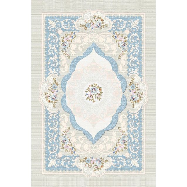 Matto Linento HMNT635, 160x230cm, sininen/beige