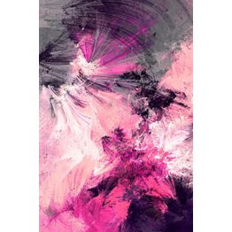 Käytävämatto Linento HMNT762, 80x300cm, pinkki