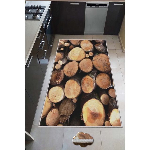 Kynnysmatto Linento HMNT550, 50x80cm, ruskea