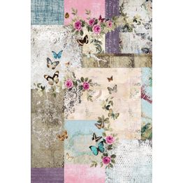 Matto Linento HMNT558, 100x150cm, beige/roosa