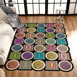 Matto Linento HMNT959, monivärinen, eri kokoja