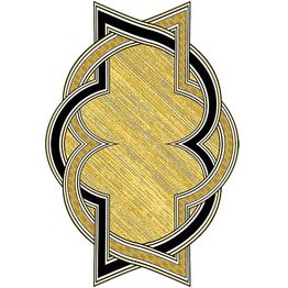 Kynnysmatto Linento HMNT961, 50x80cm, kulta