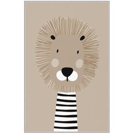 Kynnysmatto Linento HMNT490, 50x80cm, beige/musta