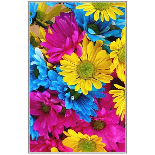 Kynnysmatto Linento HMNT505, 50x80cm, keltainen/sininen