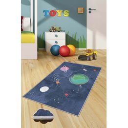 Lastenhuoneen matto Linento HMNT511, sininen, eri kokoja