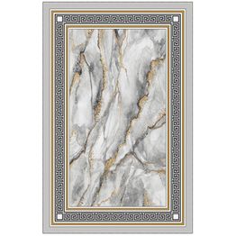 Matto Linento HMNT765, 180x280cm, harmaa/kulta