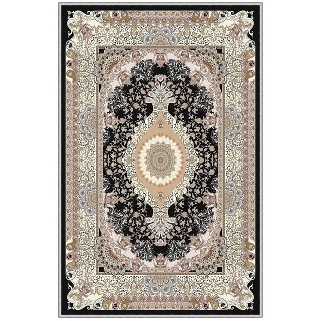 Matto Linento HMNT821, 60x100cm, musta/beige