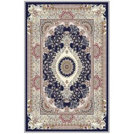 Käytävämatto Linento HMNT822, beige/sininen, eri kokoja