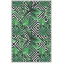 Käytävämatto Linento HMNT839, 80x150cm, vihreä