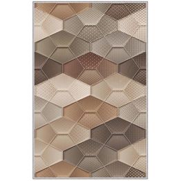 Kynnysmatto Linento HMNT852, 50x80cm, ruskea/beige