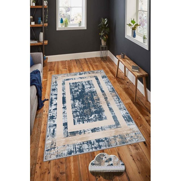 Kynnysmatto Linento HMNT879, 50x80cm, sininen