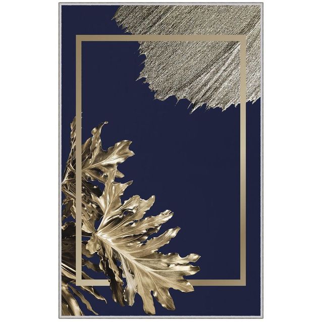 Matto Linento HMNT884, 100x200cm, sininen/kulta