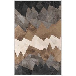 Matto Linento HMNT896, ruskea/beige, eri kokoja