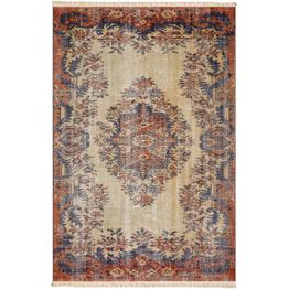 Matto Linento 194 beige/punainen, eri kokoja
