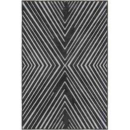 Matto Linento SFTKECE021, 120x180cm, mustavalkoinen