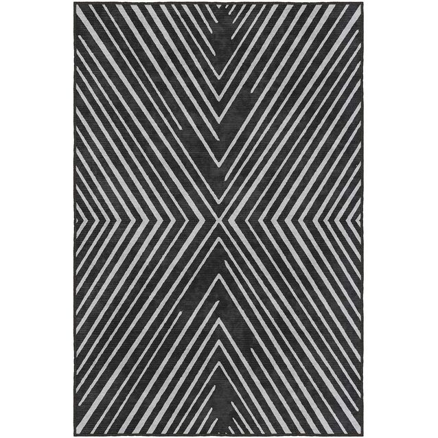 Matto Linento SFTKECE021, 120x180cm, mustavalkoinen