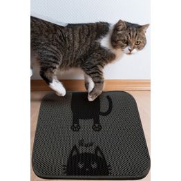 Kissanhiekkamatto Linento Bounce Cat Mat, musta