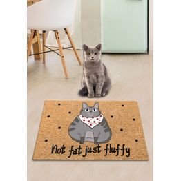 Kissan ruokailualusta Linento Not Fat, 40x60cm, ruskea