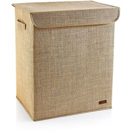 Säilytyslaatikko Linento YLC433, 40x50x30cm, vaaleanruskea