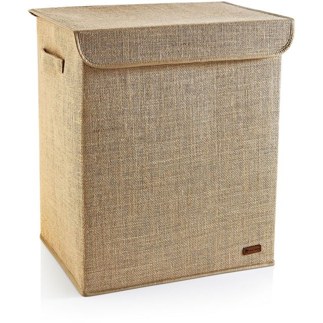 Säilytyslaatikko Linento YLC433, 40x50x30cm, vaaleanruskea