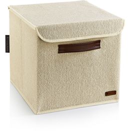 Säilytyslaatikko Linento YLC447, 30x30x30cm, kerma