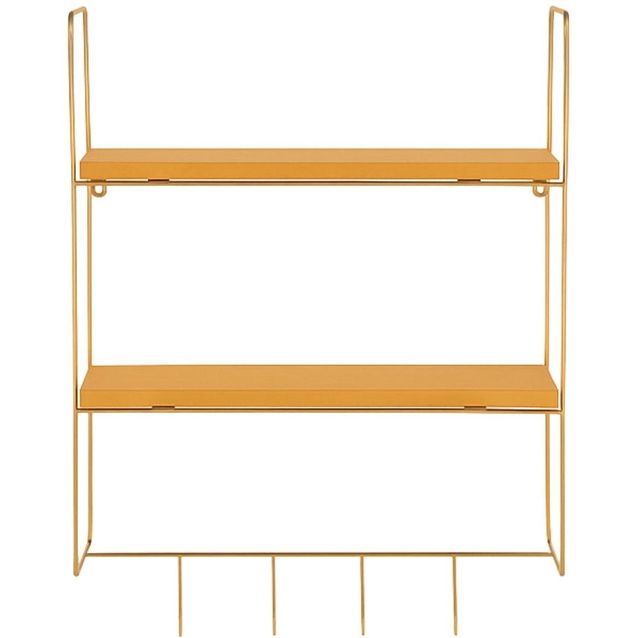 Seinähylly Linento Furniture Cm-071, kulta