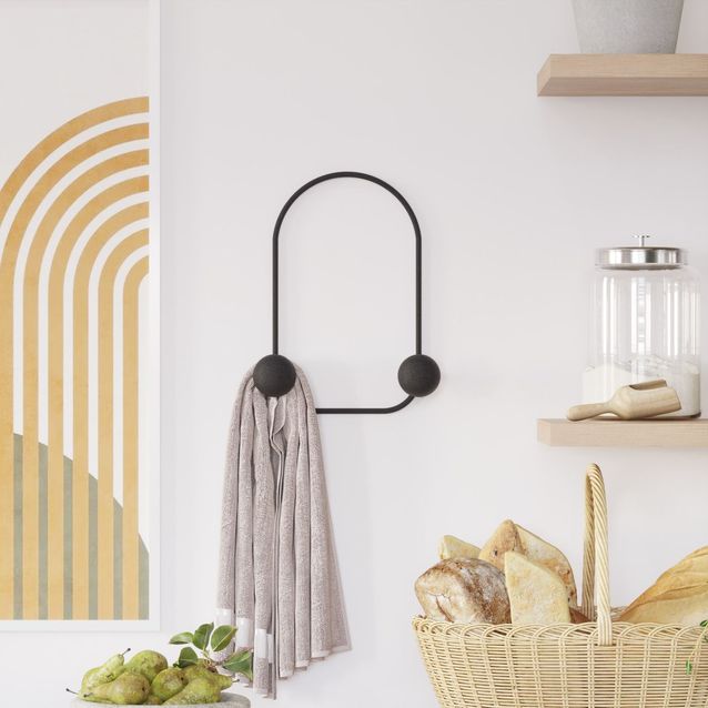 Seinänaulakko Linento Furniture Frog, musta