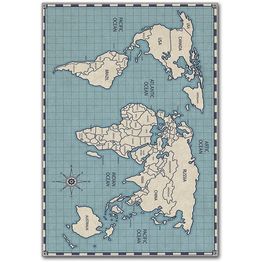 Matto Linento HMI KDC-83, 120x180cm, sininen