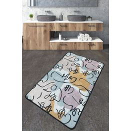 Kylpyhuonematto Linento Centum, monivärinen