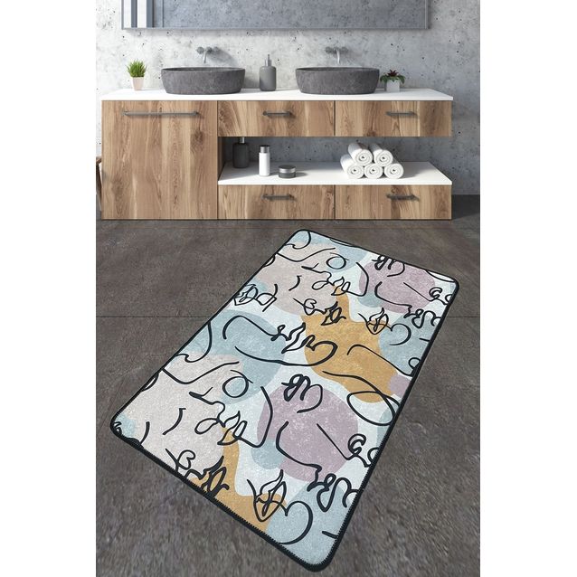 Kylpyhuonematto Linento Centum, monivärinen