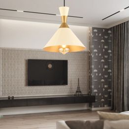 Riippuvalaisin Linento Lighting RT-18, Ø25cm, E27, max. 40W, IP20, valkoinen