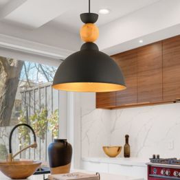 Riippuvalaisin Linento Lighting YM-7 SY, Ø30cm, E27, max. 40W, IP20, musta