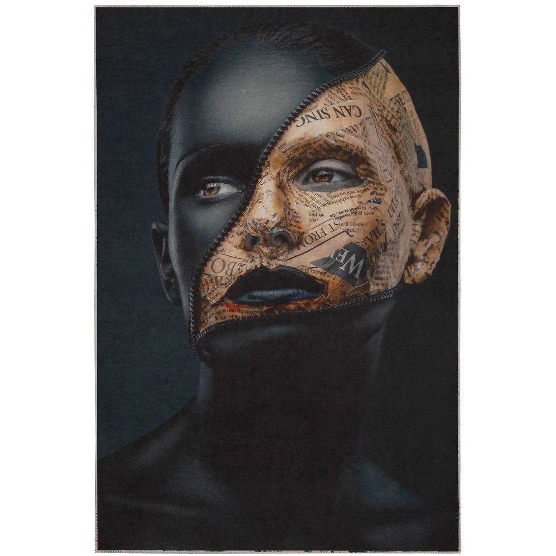 Käytävämatto Linento Kinsley, 80x150cm, musta